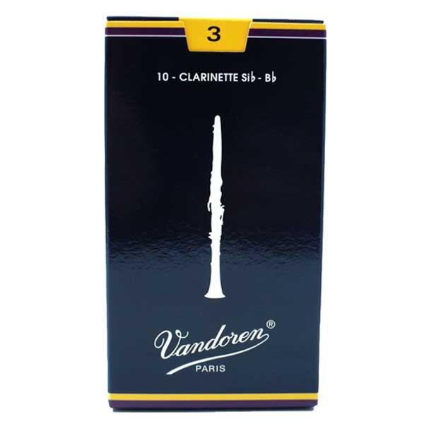 【GW限定ポイントUP】10枚セット Vandoren バンドレン B♭クラリネットリード トラディショナル 3 CLARINET Traditional（Yahoo!・G&G MUSIC HOTLINE）