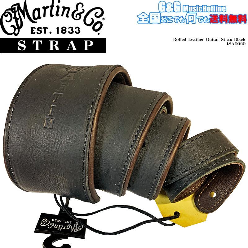C.F.マーチン 「MARTIN 18A0029 PREMIUM ROLLED LEATHER STRAP BLACK 
