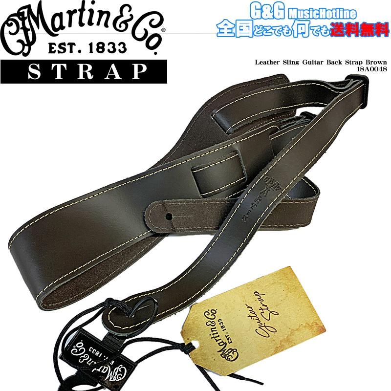 C.F.マーチン「MARTIN 18A0048 Strap Leather Sling Back Brown 