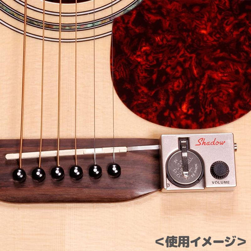 SHADOW シャドウ アコースティック＆クラシックギター用外付けピックアップ SH NFX-AC｜gandgmusichotline｜02