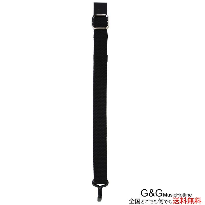 ウクレレストラップ SPS-UK BK 無地 Aria/アリア UKULELE STRAP : G&G
