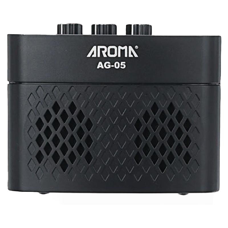 アロマ ブルートゥース搭載ギターアンプ コンパクトサイズ 小型 カラー：ブラック Aroma Bluetooth Electric