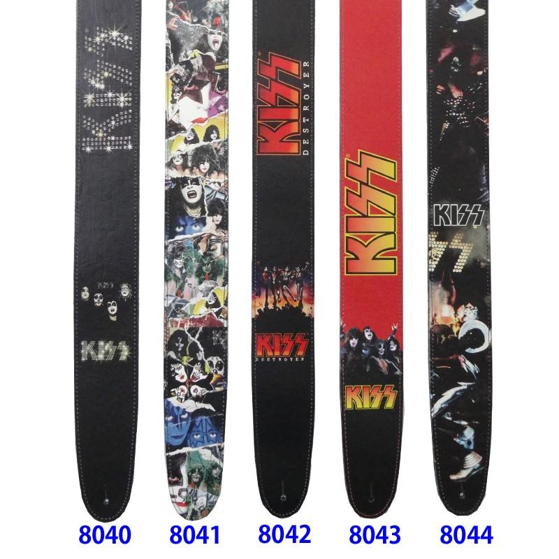 ギターストラップ Perri's (ペリーズ) 「2.5" LEATHER STRAP KISS P25KISS8041」/2.5インチ