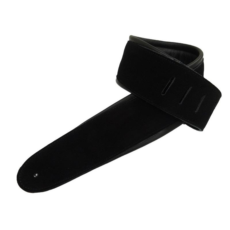 Perri's (ペリーズ) APSDX-1600 2.5inch BLACK SUEDE W/LEATHER PADDING/ストラップ