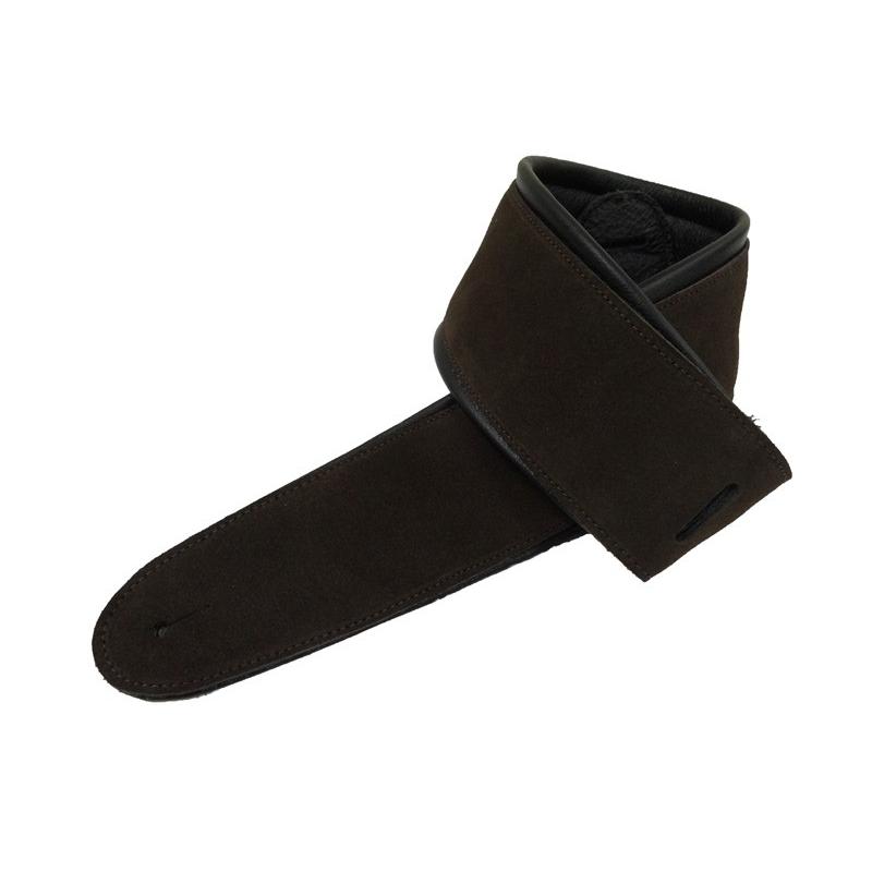 Perri's (ペリーズ) APSDX-1601 2.5inch BROWN SUEDE W/LEATHER PADDING/ストラップ