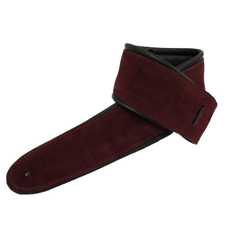 Perri's (ペリーズ) APSDX-1602 2.5inch BURGANDY SUEDE W/LEATHER PADDING/ストラップ