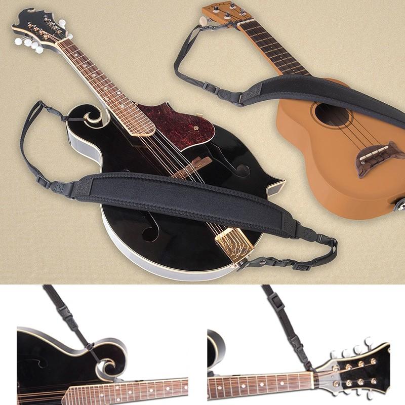 NEOTECH Mandoline/Ukulele Gurt – Verstellbarer Gepolsterter Neopren-Trageriemen Mit Schnellverschluss