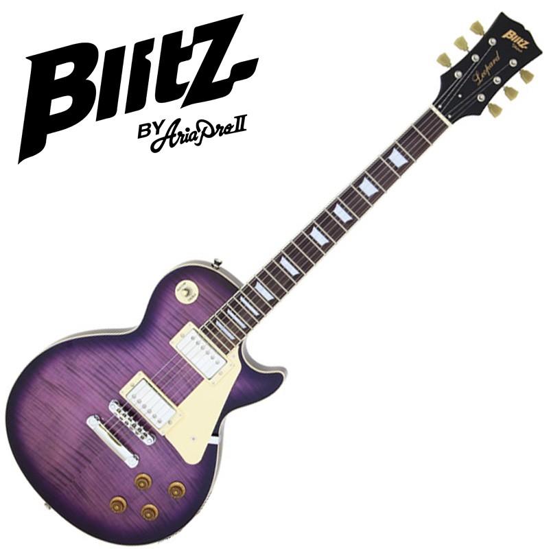 Blitz By Aria Pro Ii Blp 450 Spp See Through Purple ブリッツが送るハイクオリティの初心者向け レスポールギター セットネック仕様 Spp G G Music Hotline 通販 Yahoo ショッピング