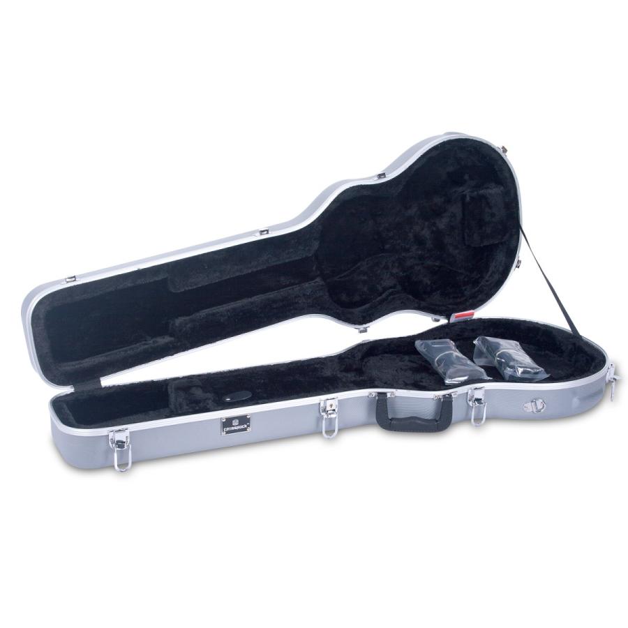 50％OFF レスポールギター ハードケース CRA860LSL シルバー ABS樹脂製