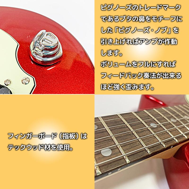 レビュー特典 13点セット ピグノーズ アンプ内蔵エレキギター超 レビュー特典 13点セット ピグノーズ アンプ内蔵エレキギター超