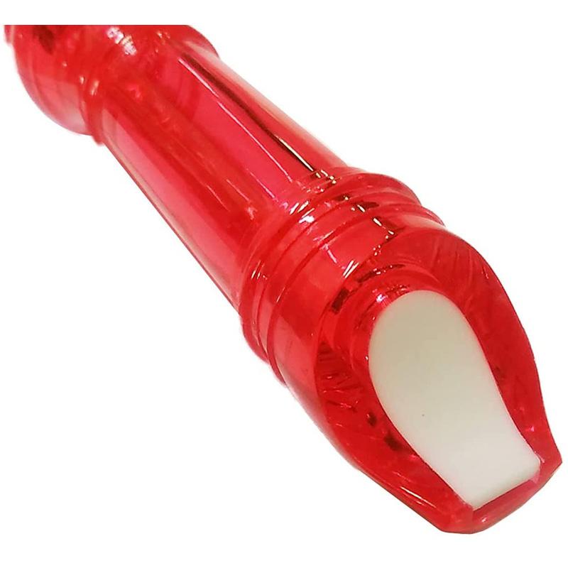 Melody Merry メロディーメリー ソプラノリコーダー 透明赤 スケルトンプラスチック製 MR-302T RED レッド|gandgmusichotline|05