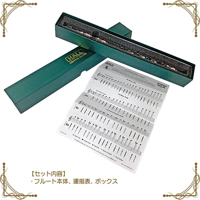 HALL CRYSTAL Flute Eb Flute Offset Dragon クリスタルフルート Eb管