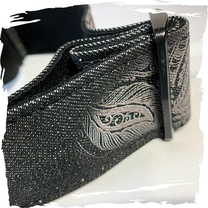 MARTIN マーチン ギターストラップ Denim Strap Scroll-and-Leaf