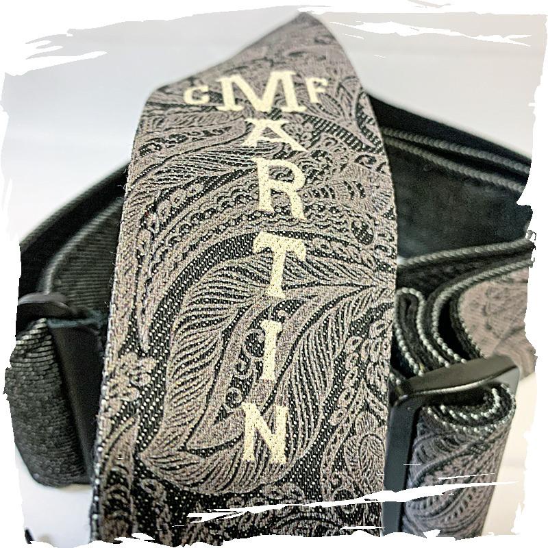 Martin ギターストラップ　新品未使用品　マーティン MARTIN マーチン ギターストラップ Denim Strap Scroll-and-Leaf