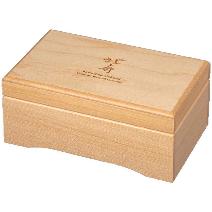 和風木製ボックス23弁オルゴール 葛飾北斎【神奈川沖浪裏