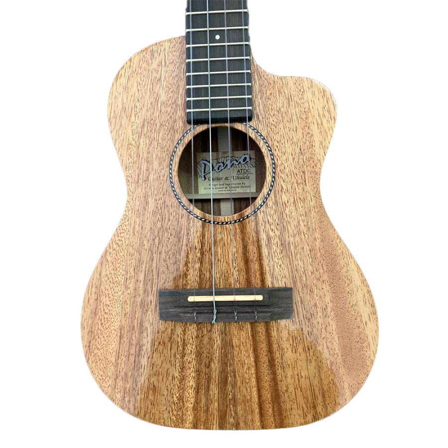 更に大幅値引き！PONO AT テナーウクレレ PONO ATDC TENOR UKULELE CUTAWAY ACACIA TOP Acacia Deluxe