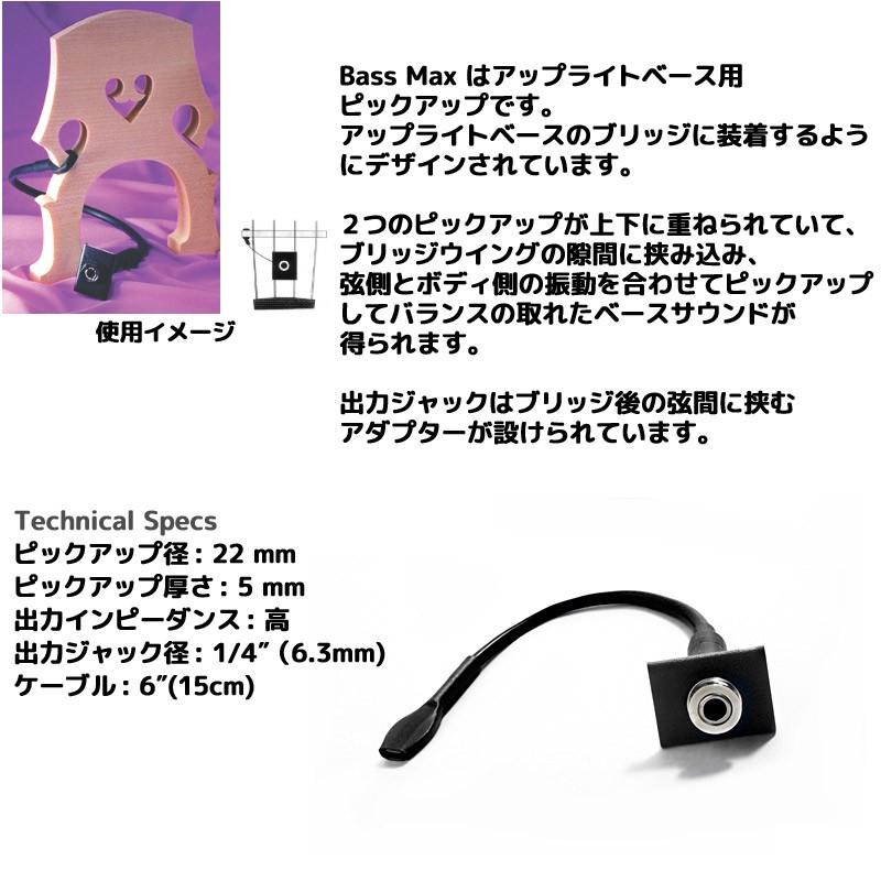 K&K Sound ウッドベース用ピックアップ Bass Max : G&G MUSIC HOTLINE 