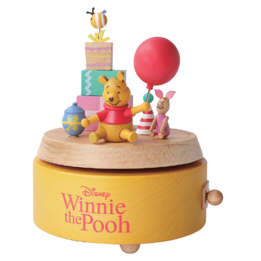 ディズニー CD182S 木製からくりオルゴール Winnie The Pooh