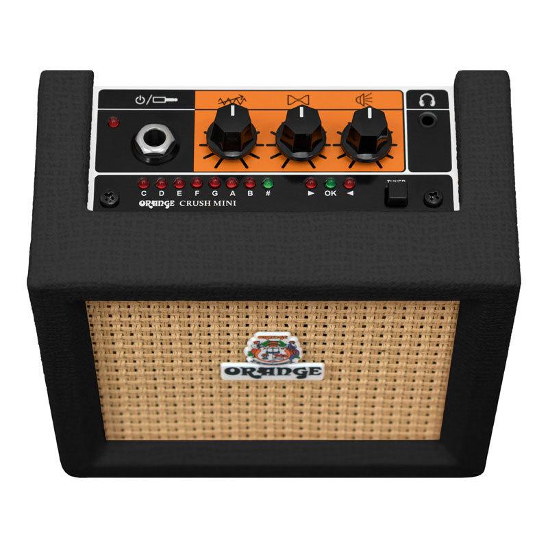 オレンジアンプ クラッシュミニ 黒色 ORANGE AMP Crush Mini Black 3Wソリッドコンボアンプ ギターアンプ ヘッドフォン端子付　電池駆動可能｜gandgmusichotline｜03
