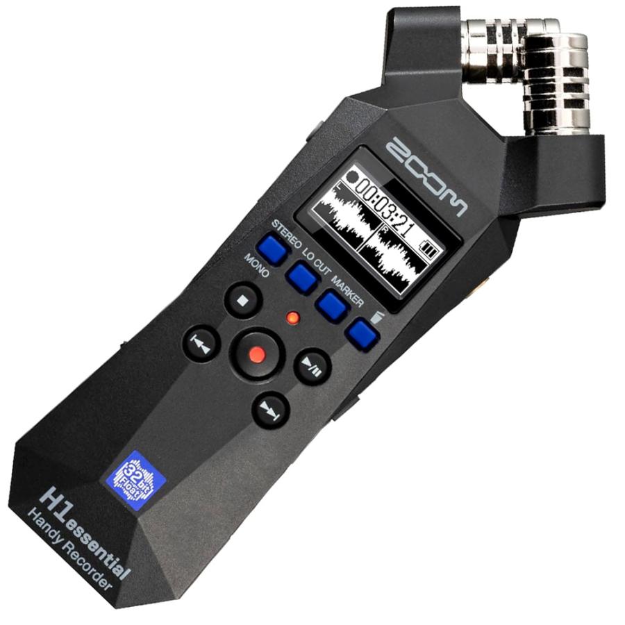 ZOOM H1essential ズーム ハンディレコーダー ブラック 黒 32bit