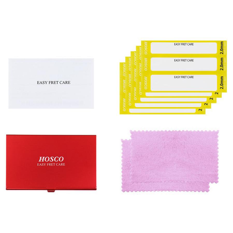HOSCO フレット打ち直しセット HOSCO ホスコ ギターフレット磨き 専用アルミケース付き EASY FRET