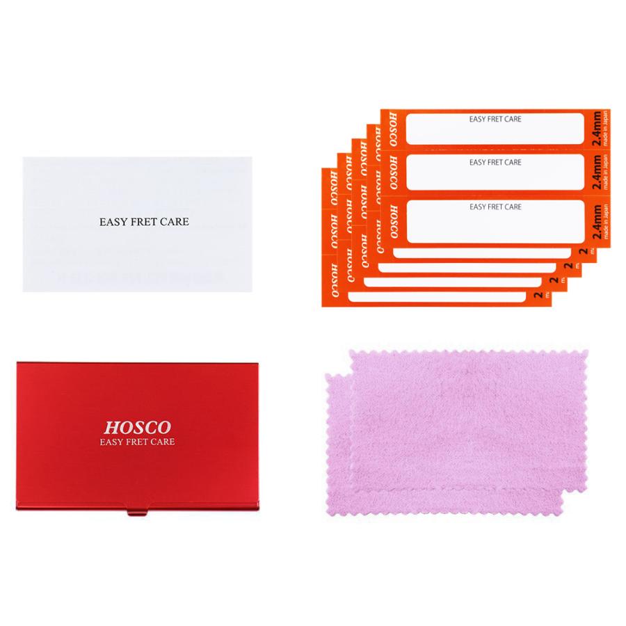 HOSCO フレット打ち直しセット HOSCO ホスコ ギターフレット磨き 専用アルミケース付き EASY FRET