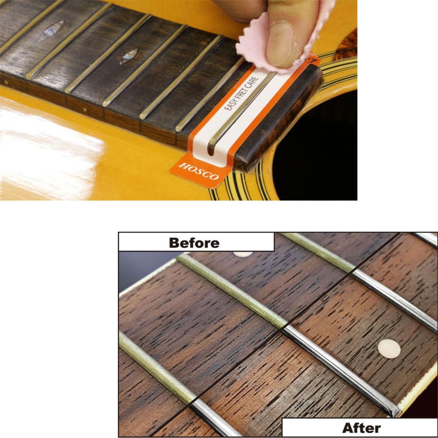 HOSCO ホスコ ギターフレット磨き 専用アルミケース付き EASY FRET