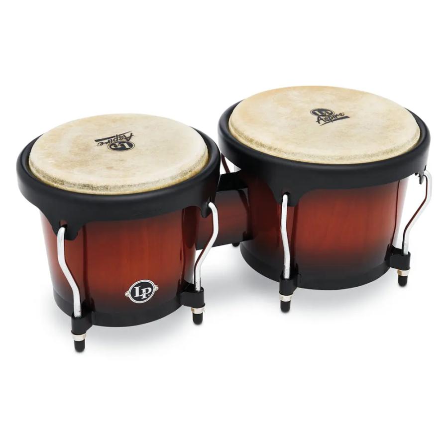 LP エルピー ボンゴ LPA601-VSB Aspire Wood Bongos Black Hardware