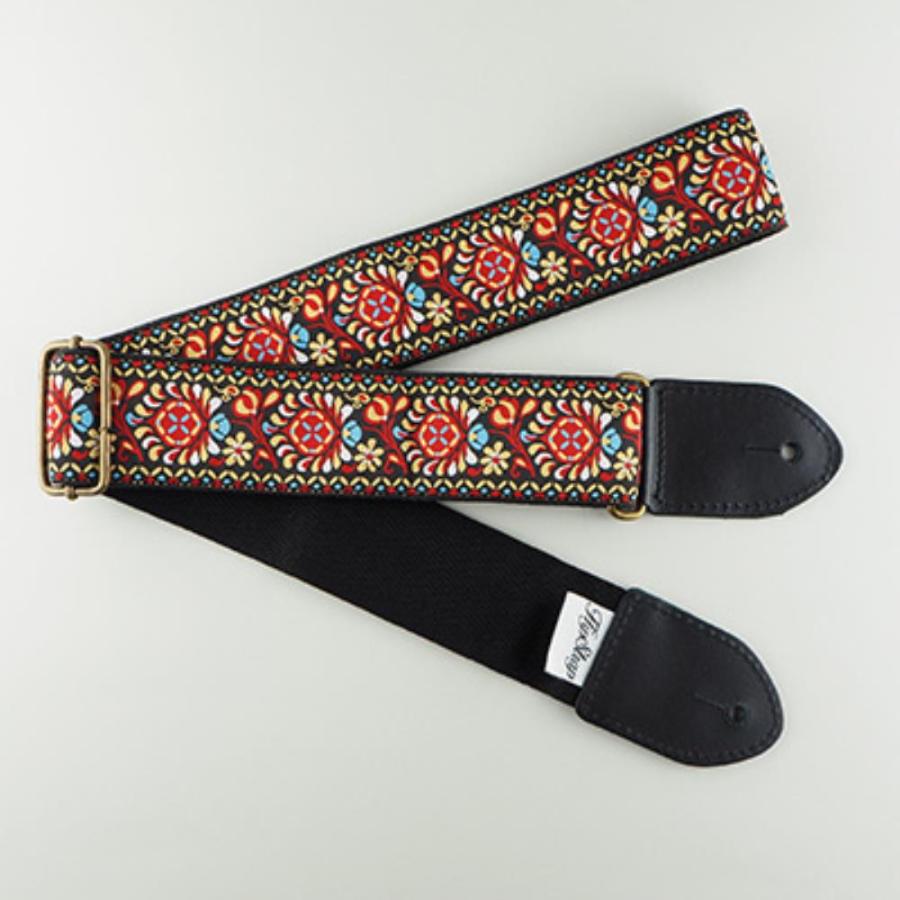 【激レア・新品未使用】日焼けダニエル ギターストラップ　ハイビスカス 激レア・新品未使用】日焼けダニエル ギターストラップ ハイビスカス