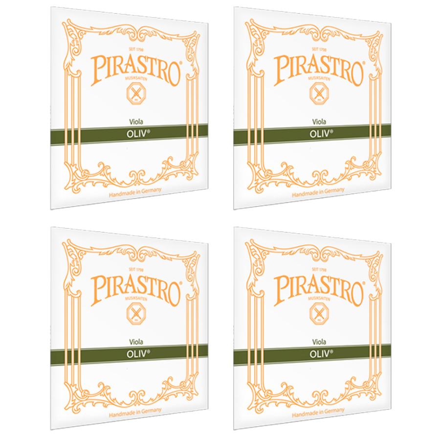 ビオラ弦 オリーブ セット PIRASTRO ピラストロ オリーブ ビオラ弦 A(2211) D(2212) G(2213) C