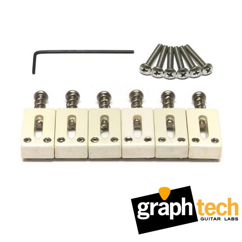 GRAPH TECH PQ-8000-F0 TUSQ SADDLE STRAT ＆ TELE 2 3/16 SPAC エレキギター用 サドル