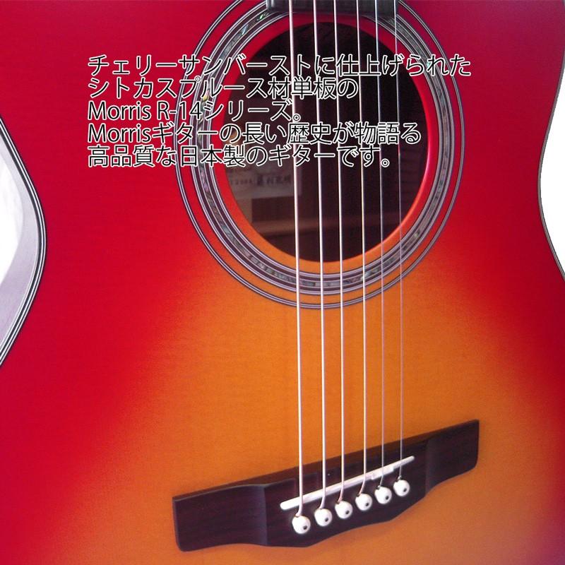 MORRIS(モーリス) アコースティックギター R-14 チェリーサンバースト
