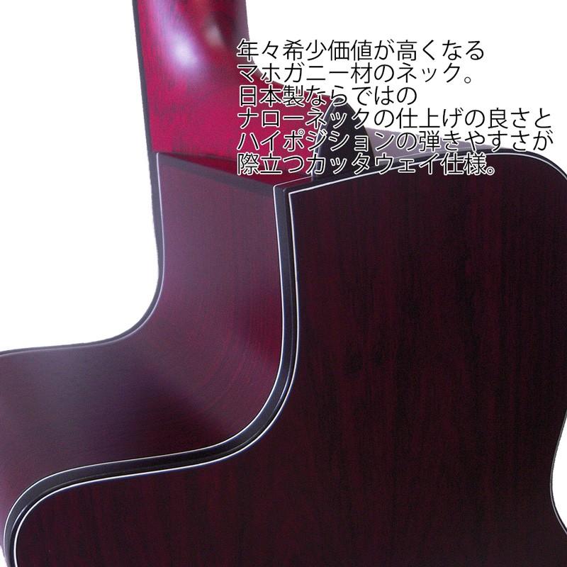 MORRIS(モーリス) アコースティックギター R-14 チェリーサンバースト：CS HANDMADE PREMIUM（ソフトケース付）の画像