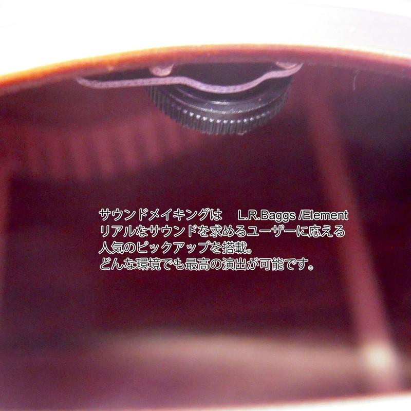 MORRIS(モーリス) アコースティックギター R-14 チェリーサンバースト：CS HANDMADE PREMIUM（ソフトケース付）の画像