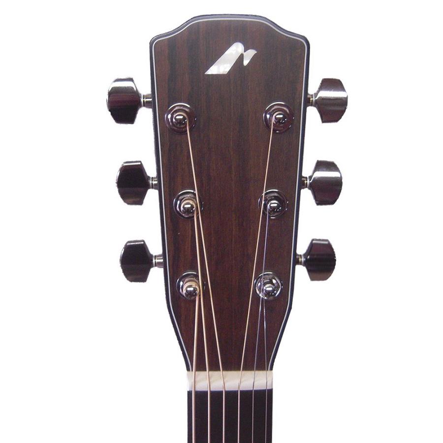 MORRIS(モーリス) アコースティックギター R-14 ナチュラル：NATURAL HANDMADE PREMIUM（ソフトケース付）の画像