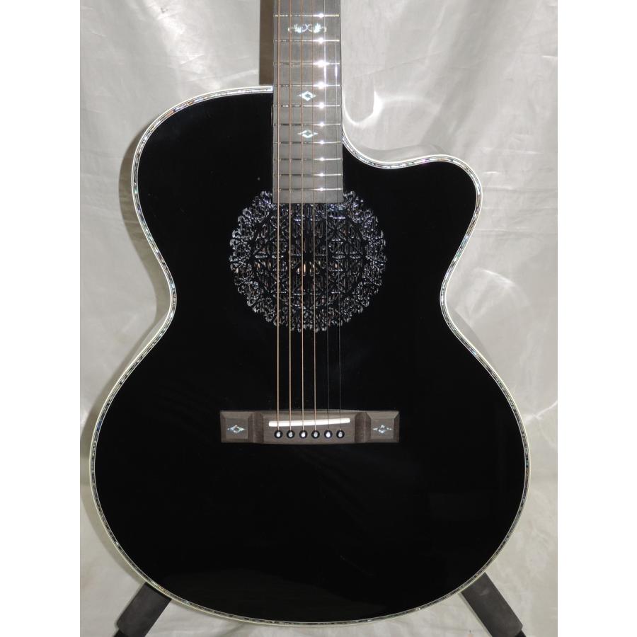 ARIA The Sandpiper SP-250/J Black ギグケース付属 サイド・バックに