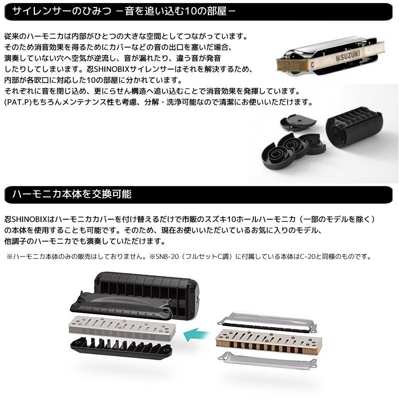 鈴木楽器製作所 SUZUKI 鈴木楽器 忍 SHINOBIX フルセット C調 SNB-20