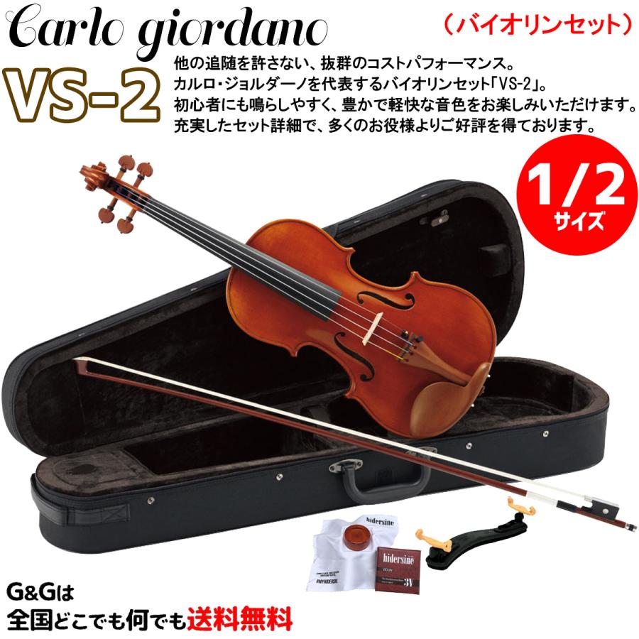 ヴァイオリンセット 1/4サイズ カルロ・ジョルダーノVS-2C-