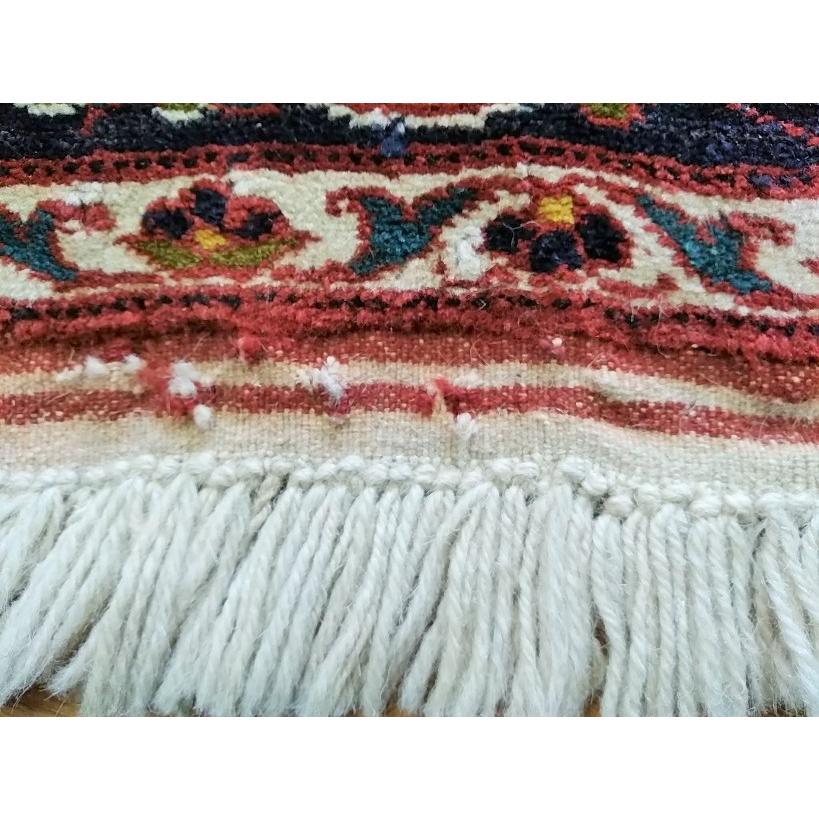 ≪訳あり・在庫処分≫パキスタン絨毯 ウール100％ 手織り絨毯 ラグ 127