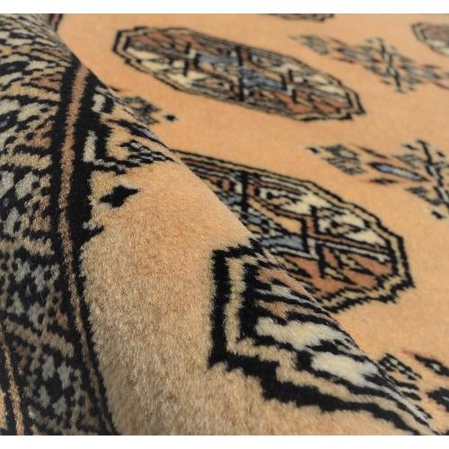 パキスタン絨毯 ウール100％ 手織り絨毯 ムガール 玄関マット 約61