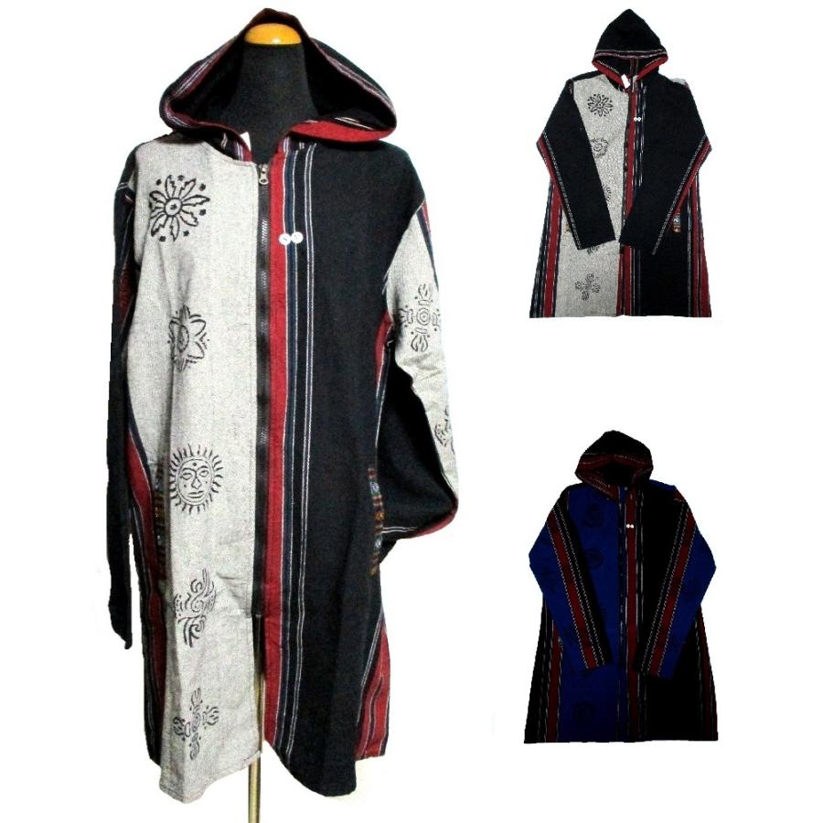 メンズアウターエスニックコート エスニック衣料 エスニックアジアンファッション San 04 ガネッシュ 通販 Yahoo ショッピング