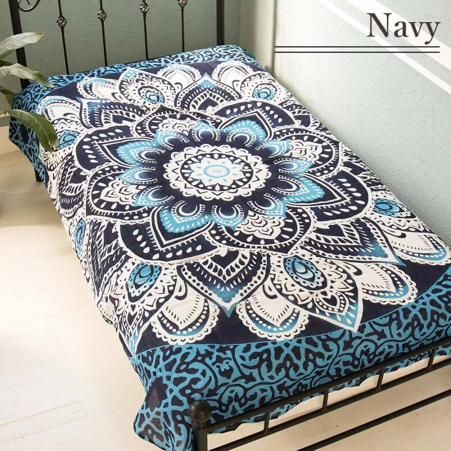 エスニック マルチカバー ベッドカバー 150cm×225cm 7カラー エスニック マルチカバー ベッドカバー 150cm×225cm 7カラー