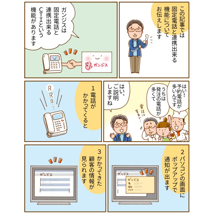 顧客マネジメントソフト ガンジス Pro（CTI対応） |  | 05