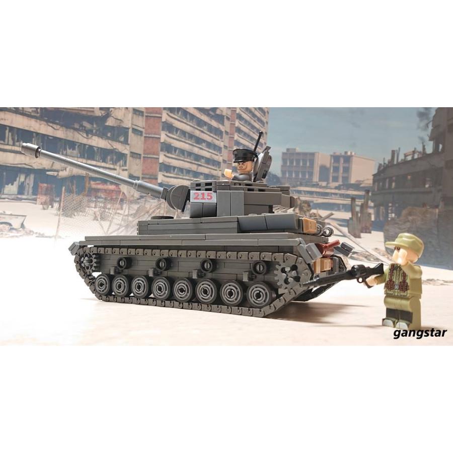 レゴ LEGO ブロック 互換 車 戦車 ドイツ IV号戦車（4号戦車 
