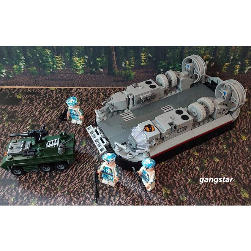 レゴ LEGO ブロック 互換 船 揚陸艇 726型エアクッション揚陸艇