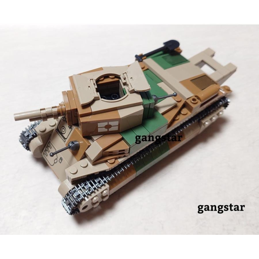レゴ LEGO ブロック 互換 車 戦車 日本 八九式中戦車 ミリタリー