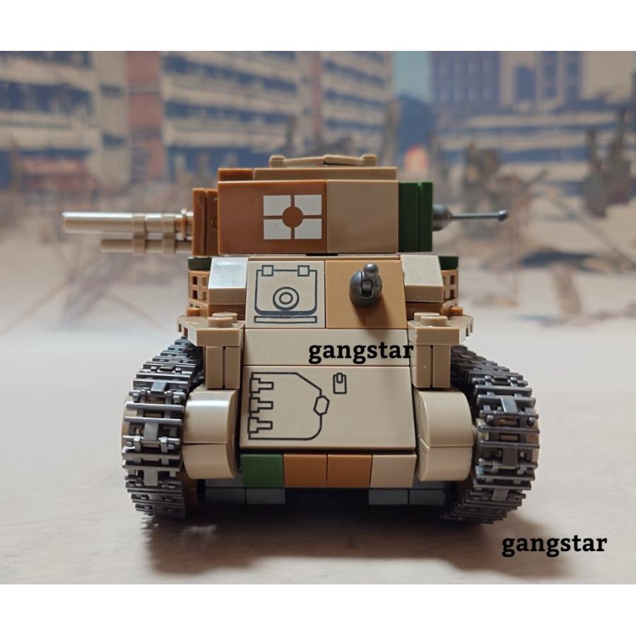 レゴ LEGO ブロック 互換 車 戦車 日本 八九式中戦車 ミリタリー