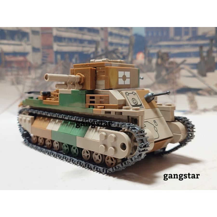 レゴ LEGO ブロック 互換 車 戦車 日本 八九式中戦車 ミリタリー