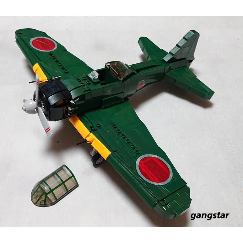 レゴ　LEGO　ブロック　互換　飛行機　戦闘機　日本軍 A6M 零式艦上戦闘機 　ミリタリーブロック模型　　国内より発送　｜gangstar｜11