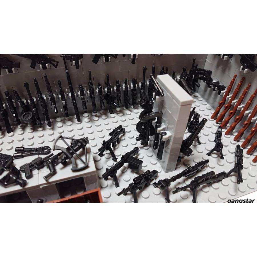レゴ LEGO ブロック 互換 アクセサリー 武器 銃 建物 武器庫